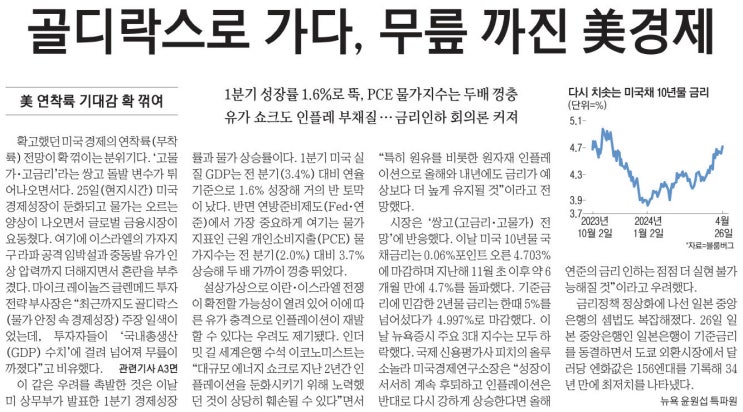  많이 늦지만 여유있게 보는 간추린 경제신문 (4월27일)