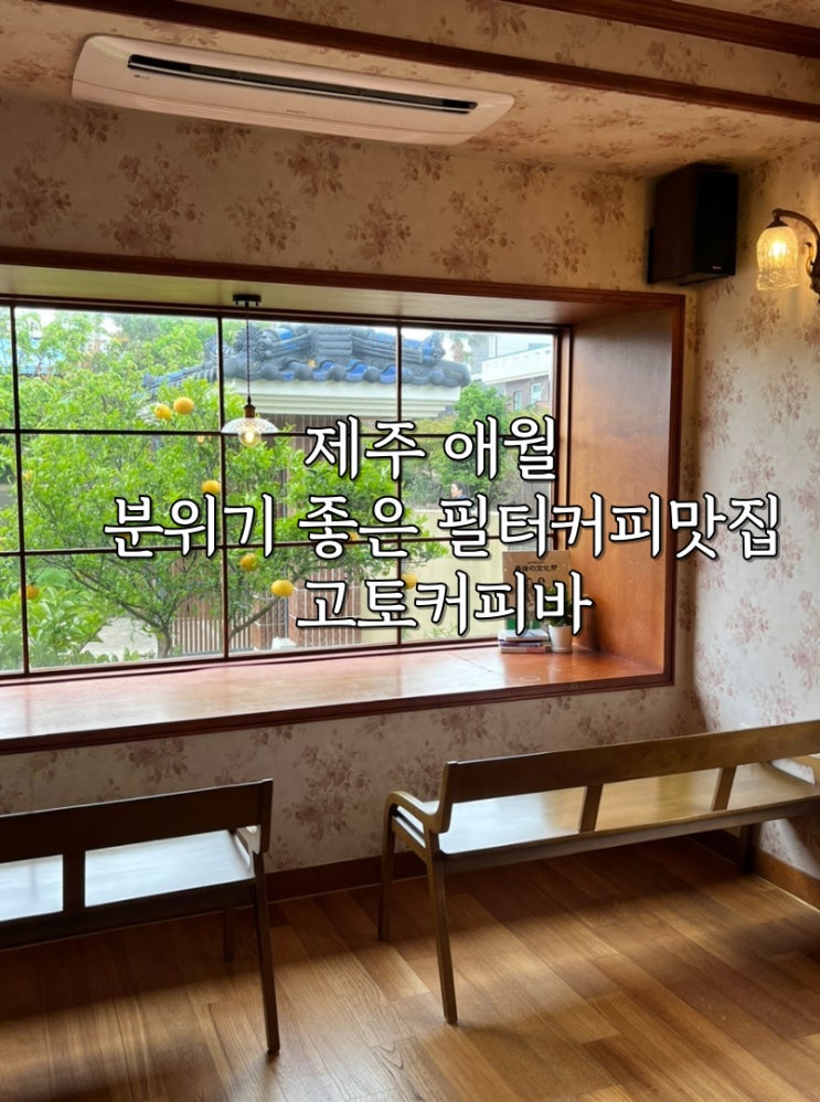 고토커피바 제주 애월 인생카페 핸드드립, 테린느, 푸딩까지 완벽한 곳