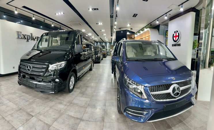 벤츠 V300D + 벤츠 공식 스프린터 319 전시장 정보(가격,제원) 옵션 선택사항 정리+ 스프린터519엑스트라롱바디 정보(가격,제원)