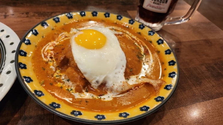  군포 옥상식당 : 로코모코, 버터치킨커리, 망고쉬림프