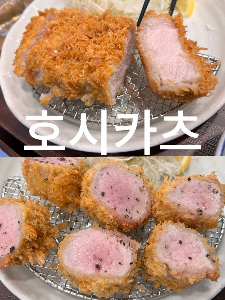  서울역 호시카츠 로스카츠정식, 히레카츠정식 내돈내산 후기