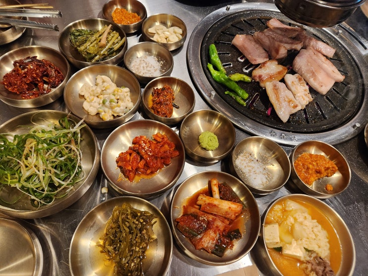  인천 송도 타임스페이스 맛집, 풍월 회식하기 좋은 송도 고기집