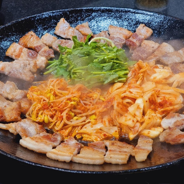  솥고집 공덕점 공덕 솥뚜껑 삼겹살 맛집
