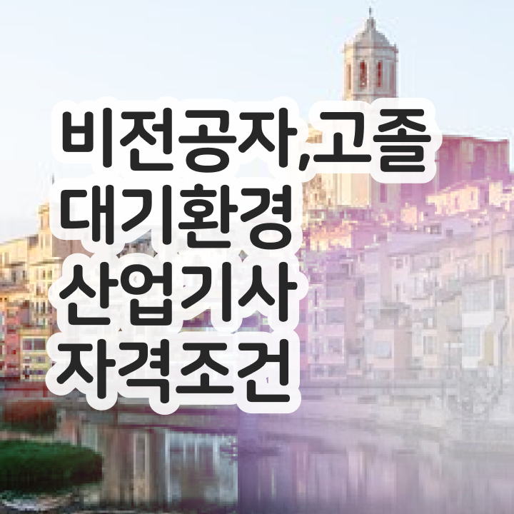  대기환경산업기사 자격요건 대기환경산업기사 시험응시조건 온라인으로 15주 동안 끝낸 노하우