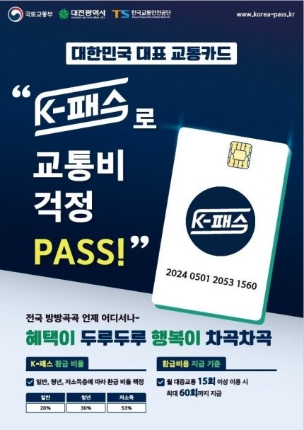  대중교통으로 출퇴근 하시는 분들. K패스 발급하셔서 환급 받으세요...(전국 가능)