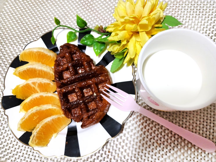  크로플 맛집 새들러하우스 크로플 플레인