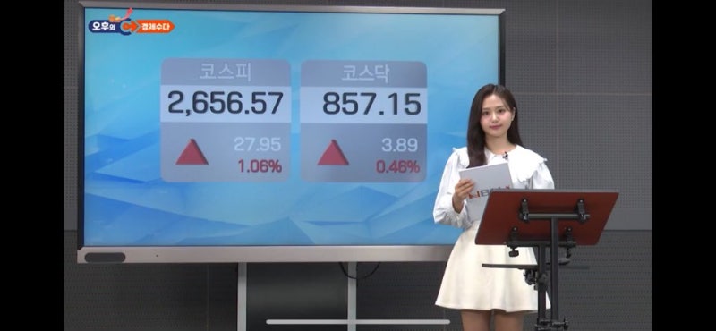 경제 시황캐스터 김유진 아나운서(nbn 오후의 수다)