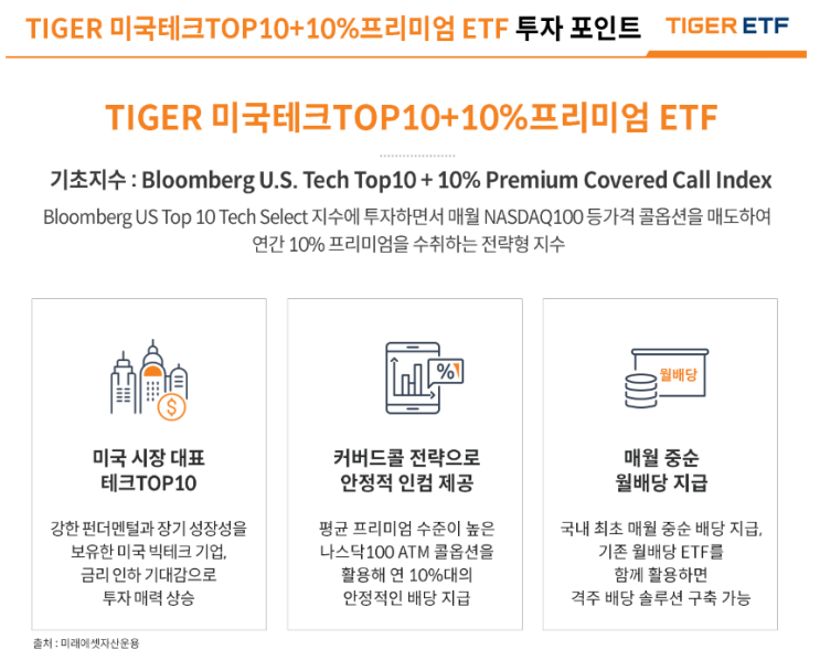  미국 빅테크 기업에 투자하는 연금저축 월배당 ETF 추천