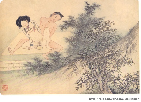  한국의 춘화 - 雲雨圖帖(운우도첩) : 檀園 金弘道(단원 김홍도)