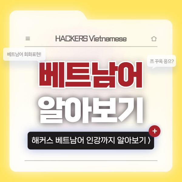  베트남어 기본 회화 배우기! (feat. 간단 인사 표현)