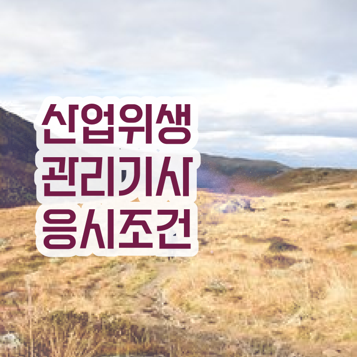  산업위생관리기사 취업 산업위생관리기사 자격요건 독학으로 4달 안에 갖추는 팁