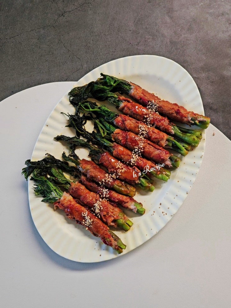 두릅 삼겹살 고기말이 요리 참두릅 가시손질법 데치기 제육볶음 양념 황금레시피 두릅 삼겹살 고기말이 요리 참두릅 가시손질법 데치기 제육볶음 양념 황금레시피