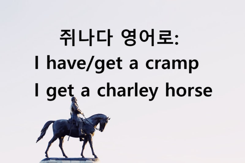 따갑다 쥐나다 저리다 영어로 인후통 위경련 쑤시다 발진 입병 sore throat cramp spasm asleep charley ....