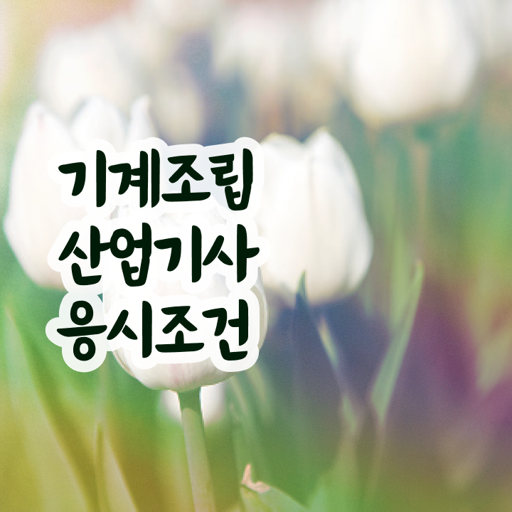  기계조립산업기사 자격요건 온라인으로 4달 안에 준비했던 비법
