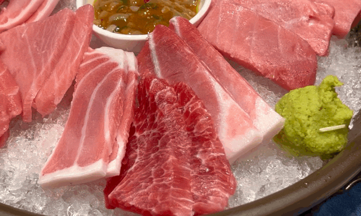  콜키지 가능한 마포 용강동 맛집, 미친 가성비 혼마구로 100% 참치한판 용강점