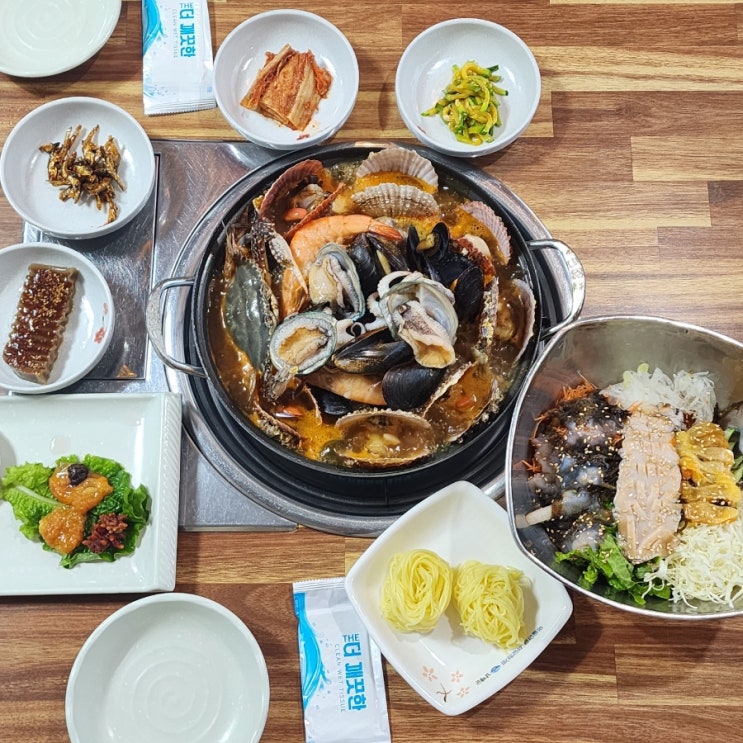  남해미조맛집 팔도전복죽해물 물회&해물전골 현지인 추천