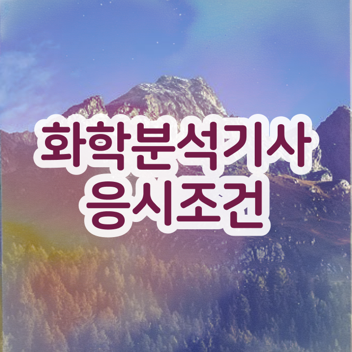  화학분석기사 공부 화학분석기사 시험응시조건 인강만 듣고 4달 안에 완료한 팁