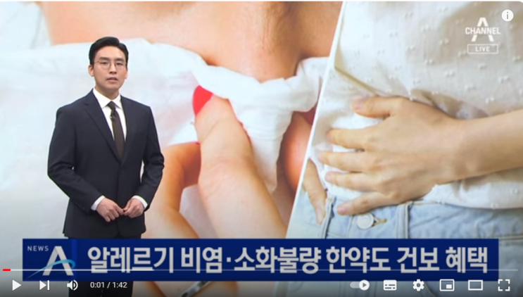 알레르기 비염·소화불량 한약도 건보 혜택[채널A]