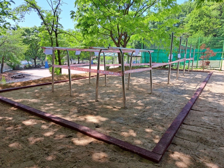  [날개스포츠] 파주ㅇㅇ학교 평행봉 설치, 철봉 설치, 고무경계 설치 작업