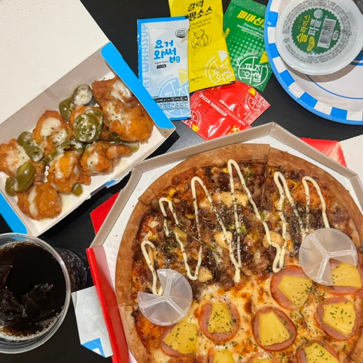  구미 옥계동 피자 맛집 치킨도 맛있는 피자와썹