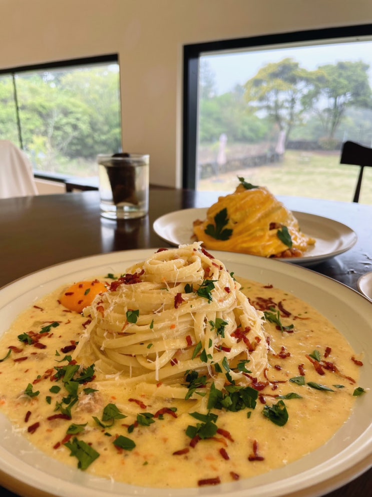  제주 산방산맛집 이지고잉:) 분위기 좋은 야외 브런치맛집, 애견동반카페