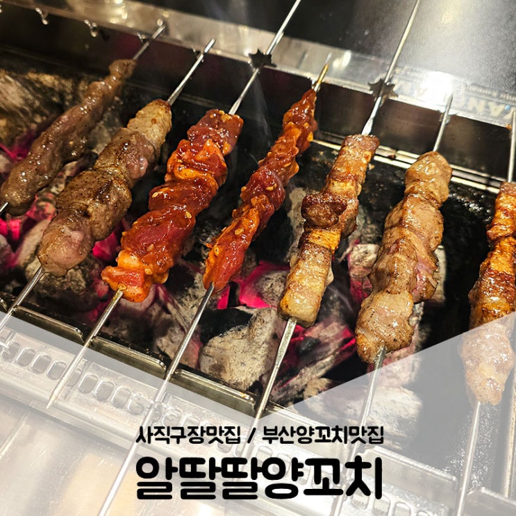  사직구장맛집 / 부산양꼬치맛집 탑티어 여기는 찐이다 알딸딸양꼬치