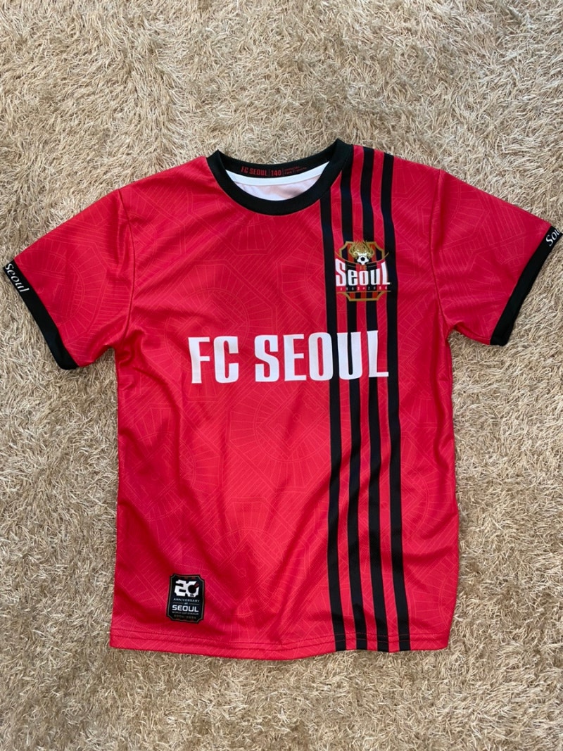 FC서울 키즈 축구 유니폼 구매 방법 및 사이즈 정보 실착 후기