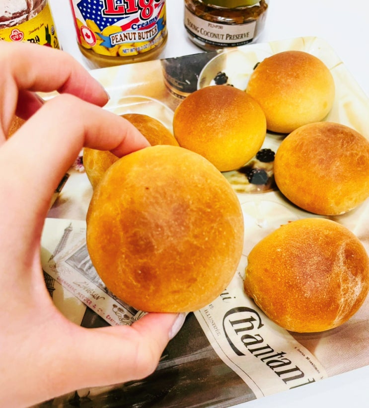  대용량 모닝빵 손쉬운 홈베이킹 생지 맛있게 굽는 방법