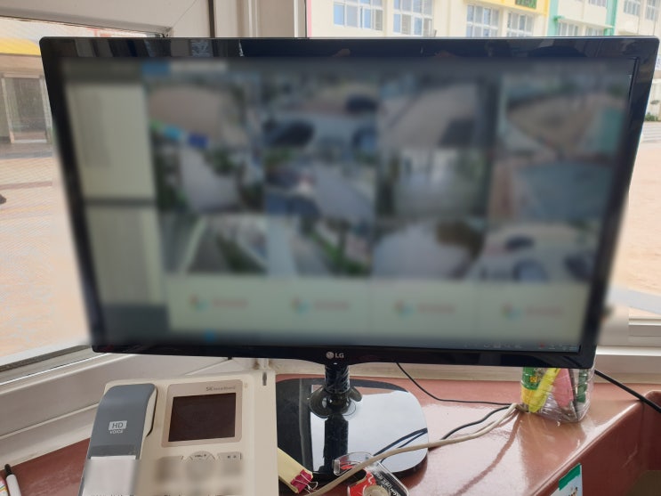  미남초등학교 리피터 교체 작업