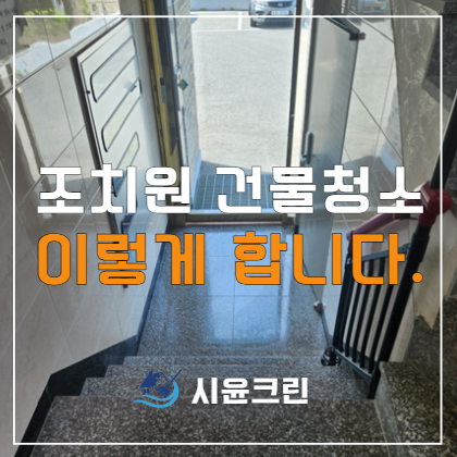  조치원 건물청소(원룸, 빌라, 계단, 사무실, 병원 등) 용역 대행 전문업체 고르는 방법