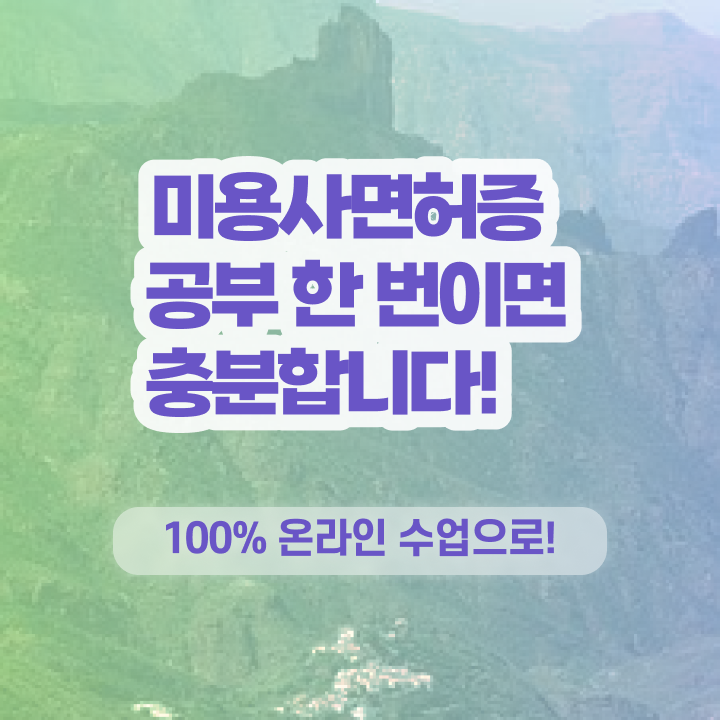  헤어자격증 필기 평가 준비 없이도 , 학은제 미용학으로 헤어자격증 준비했던 과정