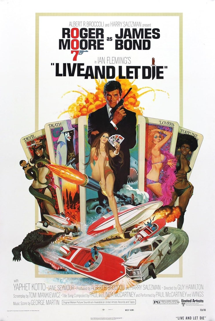  007 죽느냐 사느냐(1973) - #8 3대 제임스 본드 로저 무어의 첫 등장