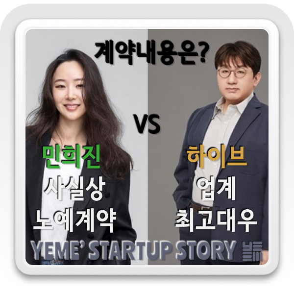  민희진 "사실상 노예계약" VS 하이브 "업계최고대우" 계약내용은?