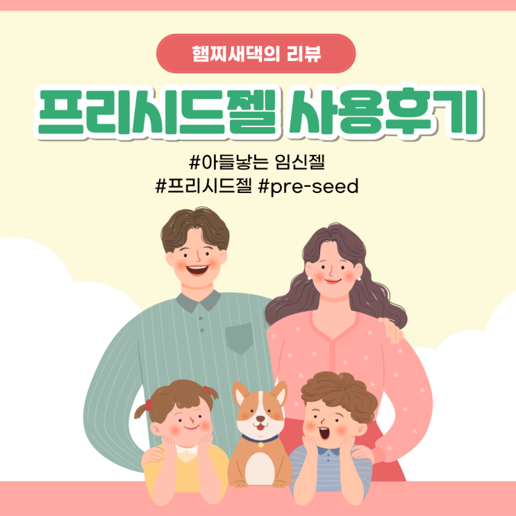  임신준비 프리시드젤(pre-seed) 아들 낳는 임신젤 실제 사용후기