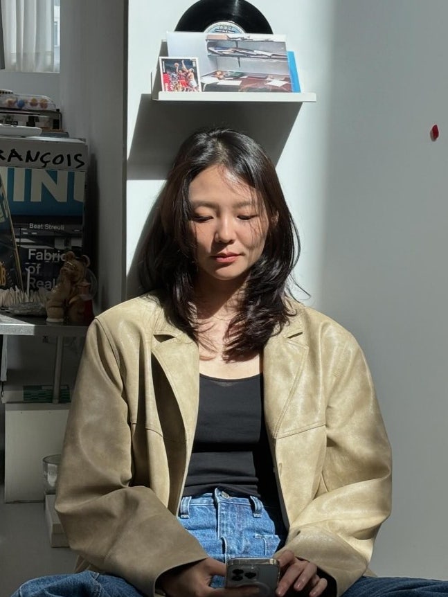  이솜 인스타그램 사복 패션 가죽 자켓 코디 OFC(오에프씨) 가죽 자켓 브랜드 추천!