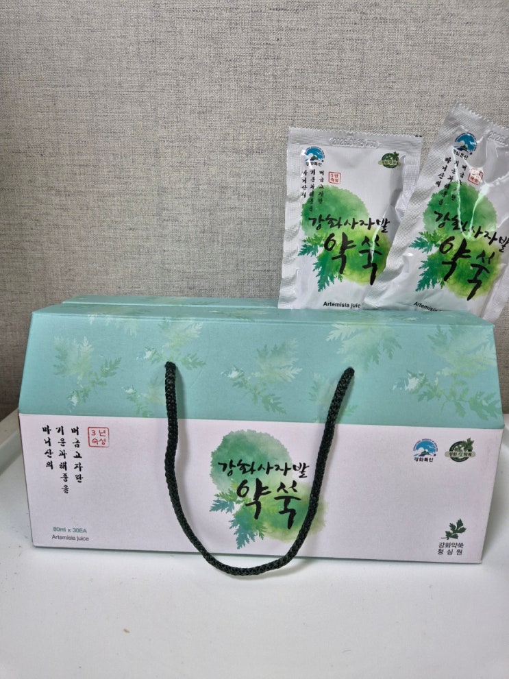  약쑥 강화농특산물판매센터 강화 사자발 약쑥즙 7년숙성