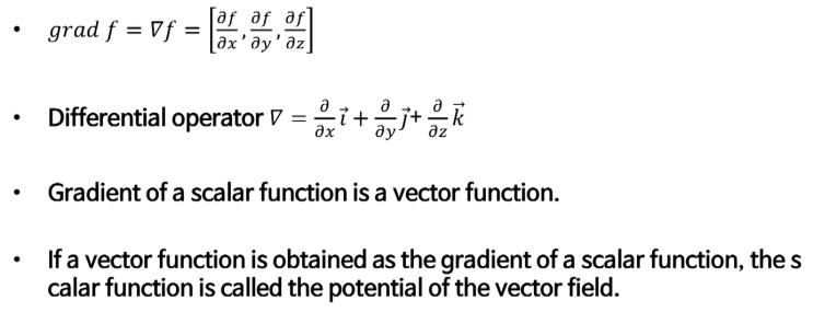  22-1. Vector differential operator / Line integral_Gradient, divergence and curl