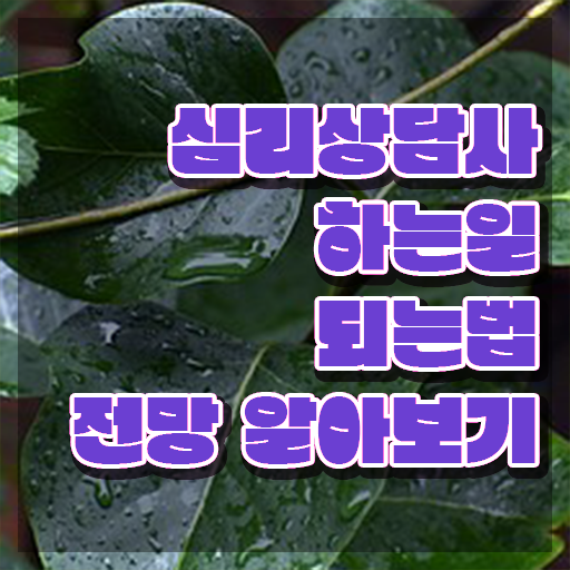  상담심리사 2급 , 심리상담사 자격증 온라인으로 쉽게 취득한 과정 정리해드립니다