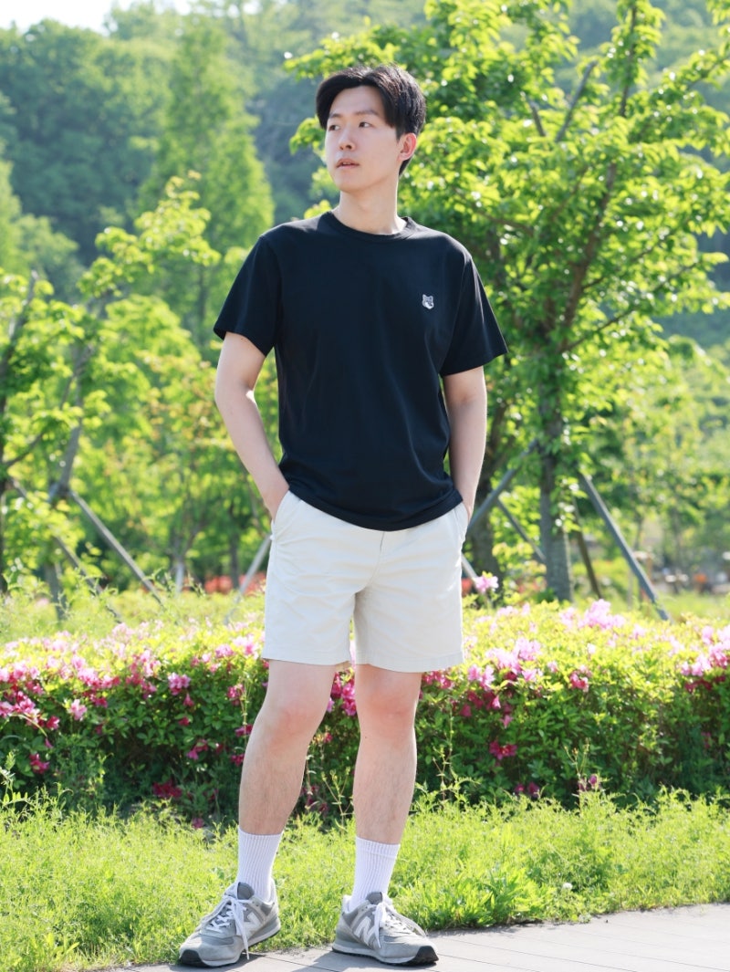 메종키츠네 폭스헤드 반팔티, 남자분들을 위한 사이즈 가이드!