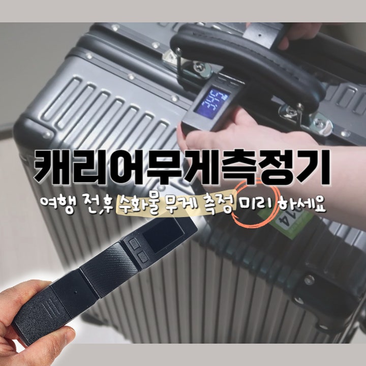  캐리어무게측정기 사용해서 수화물 무게 걱정 없이 도쿄 여행했어요