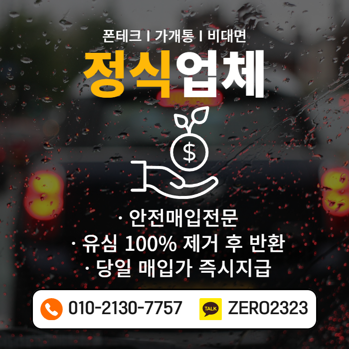 보령비대면가개통 24시간 안전하게