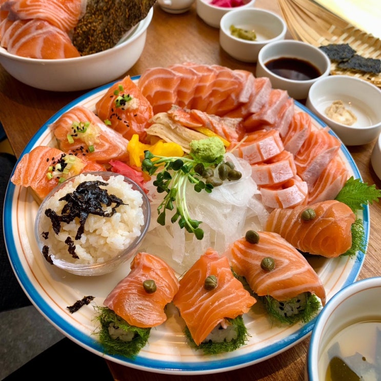  모선식당 대전 연어 초밥 덮밥 사시미 일식 맛집