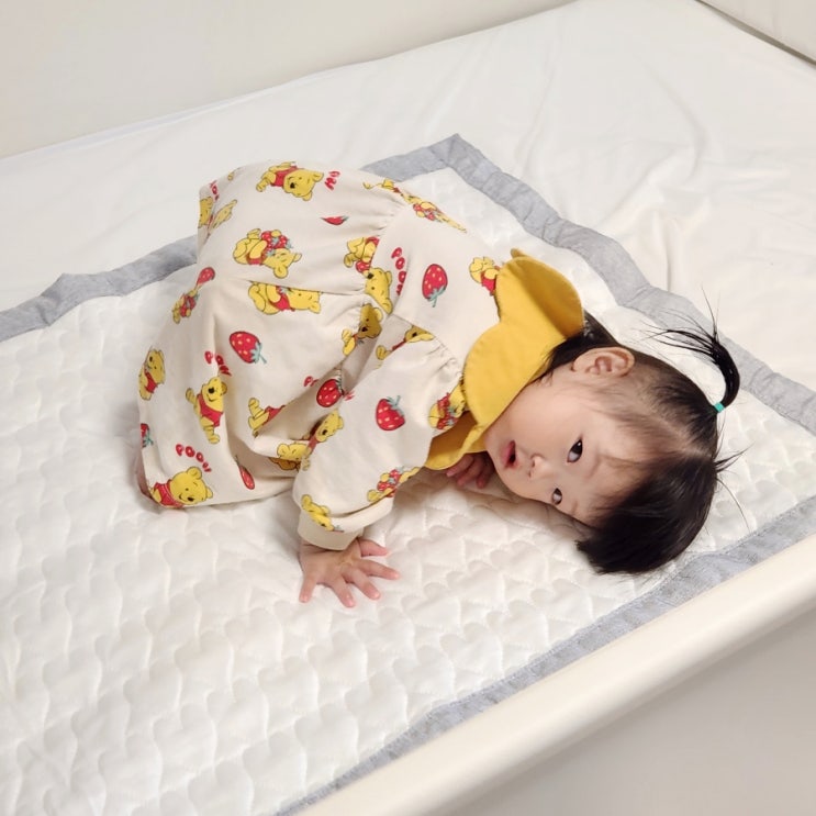  땀많은 아기 여름매트 크린포유 듀라론 쿨매트로 시원하게