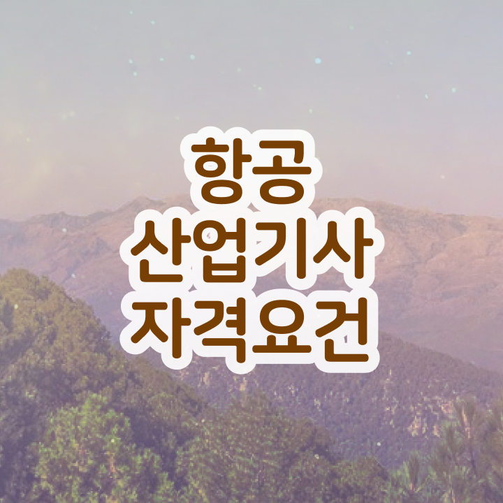  항공산업기사합격률 항공산업기사 응시조건 온라인으로 4달 안에 갖춘 팁