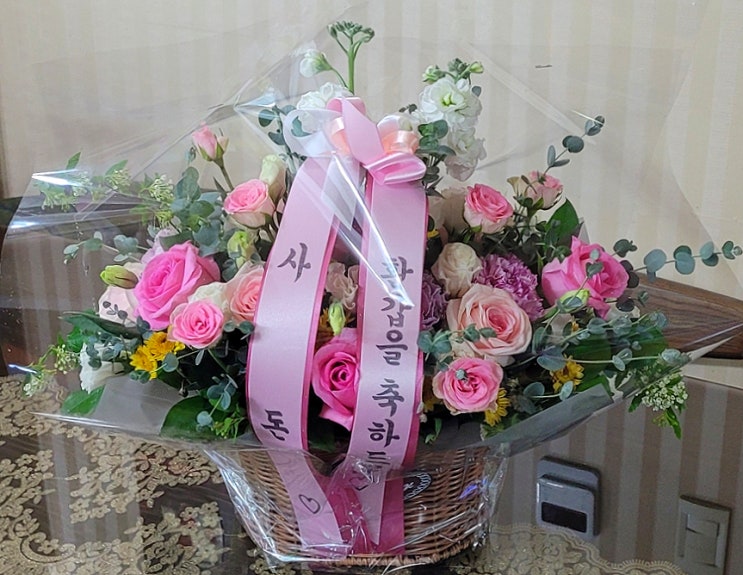  [충북 청주] "대한꽃천사" 환갑 꽃바구니️