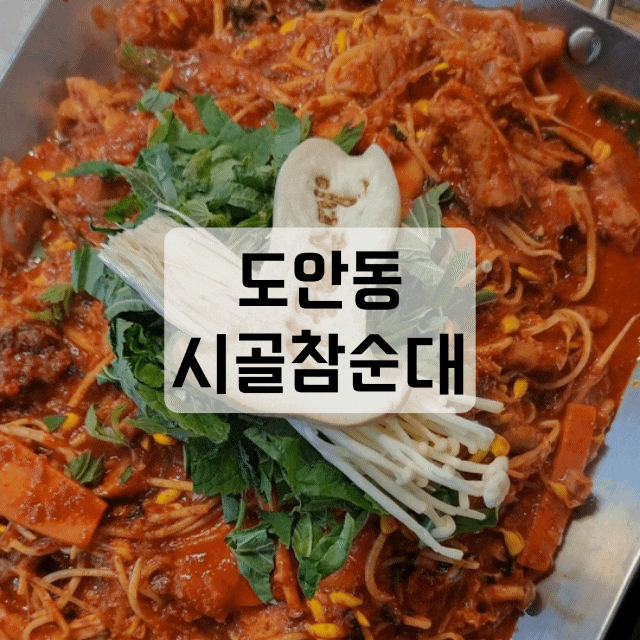  [도안동] 주인의 손맛이 돋보이는 순대 맛집, 시골참순대