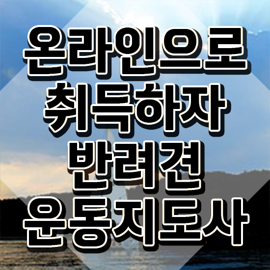  서울 강아지 운동장 반려견운동지도사자격증 1급,2급 동시에 취득 노하우