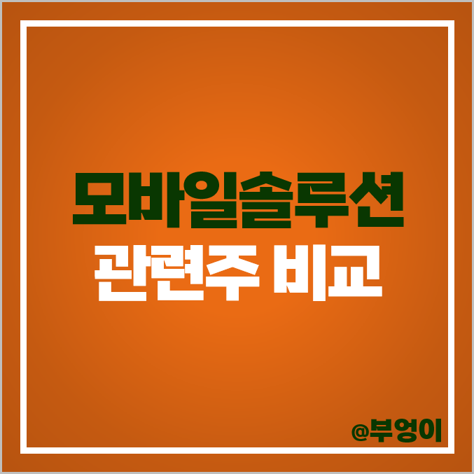 모바일솔루션 관련주 다산네트웍스 주가 지어소프트 주가 카페24 모바일솔루션 관련주 다산네트웍스 주가 지어소프트 주가 카페24
