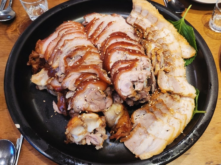  수유 족발 맛집 족발야시장 쫄깃한 족발보쌈세트