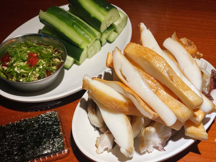  [충무로 맛집 보스호프] 내돈내산으로 두번간후기! 갑오징어구이+깐풍가라아게+콘치즈! 1차, 2차 다 굿!